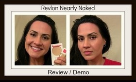 Revlon Nearly Naked Foundation Review & Demo