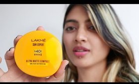 BEST Compact For Summer _ SPF 40, Lakme Sunscreen Matte Compact Review