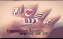 ❤ Comme Des Garcons Inspired Nail Art Tutorial ❤