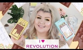 New I Heart Revolution Sprinkles & Creme Brulee Chocolate Palettes 🍫