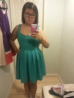 Shopping for a birthday dinner. I like the color but I don't know if this dress looks good on me! Honesty please :) 
