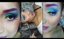 Maquillaje colorido + Labios Ombré -  Bloopers al final :D