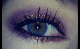 Pixie Purple Copper Smokey Eye