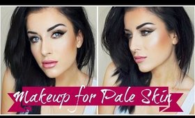 Glamorous Makeup for Pale Skin | Rosanna Pierce