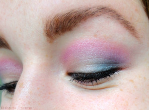 A pink with purple, blue and neutral EOTD