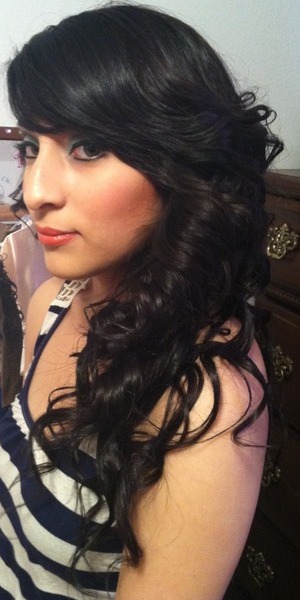 Hair and makeup for my sisters friend!