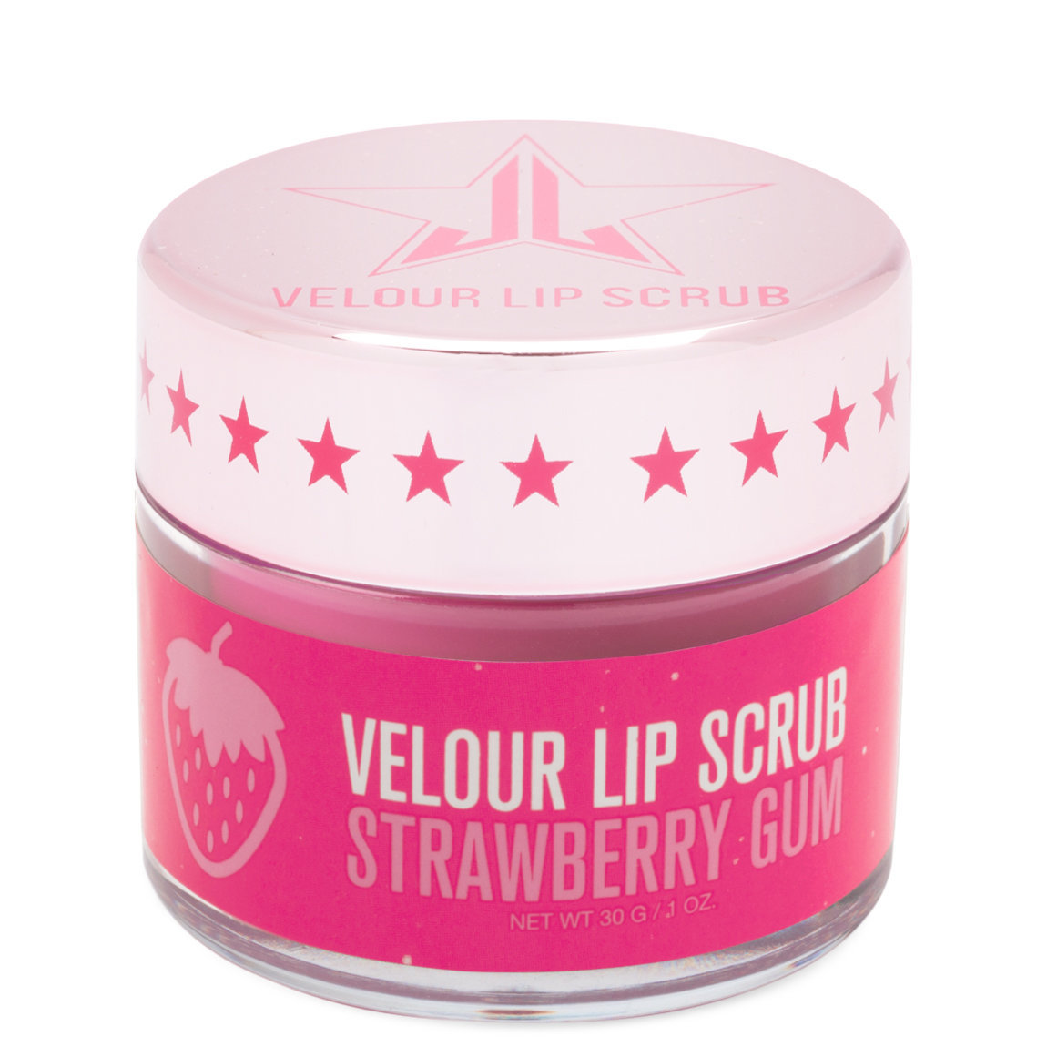 Jeffree Star Cosmetics Velour Lip Scrub Strawberry Gum alternative view 1.