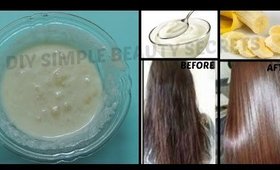 how to get silky ,shiny smooth hair at home-Homemade hair mask-quick & easy-Guaranteed results