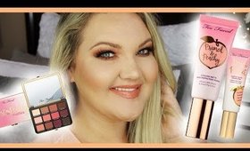 TOO FACED PEACHES & CREAM COLLECTION | DEMO + REVIEW