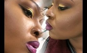 Yellow & Brown  Makeup  | Tutorial