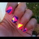 My saved by the bell inspired nails!