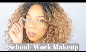 Everyday School/ Work Makeup Tutorial | Faux Freckles