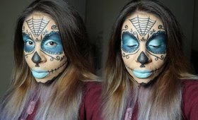 Sugar Skull Makeup | Halloween | TheRaviOsahn