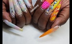 What's On My Nails | Neon and Pastels