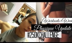 Back Workout & Weekly Physique Update |#250KChallenge