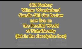 *34* Old Factory Winter Wonderland Candle Gift Set Review