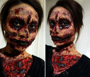 My Halloween makeup tutorial that I created, find the tutorial at http://forluminusskin.com