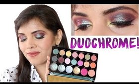 Revolution x Carmi Make Magic Palette Review, Duochrome Look