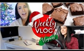 WEEKLY VLOGMAS 🎅🏼  | BUYING A NEW iMAC 🖥 GIVING PRESENTS 🎁 UPPER BODY WORKOUT 🏋🏻‍♀️