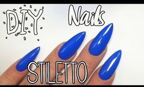 How I Do My Stiletto Acrylic Nails | Step by Step Tutorial