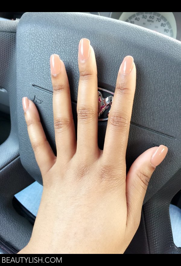 Nude Natural Shellac Nails Akira C S Photo Beautylish