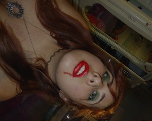 This was a very simple vampire make-up that I did for fun.