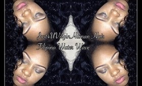 Installing | Just4UVirginHumanHair | Filipino Water Wave