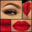 Lips, eyes and brow 