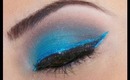 Turquoise Smokey Eyes with Graphic Liner (Featuring Milani Eyeliners) - MakeupByLeeLee