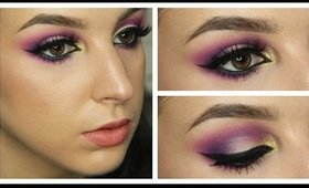 Purple & Gold Arabic Inspired Makeup Tutorial ♥
