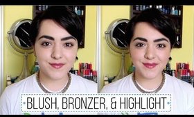 How to Apply Blush, Bronzer, and Highlight | Laura Neuzeth #BeautyBasics