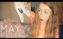 May Empties: Products I've Used Up • 2013