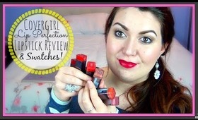 Covergirl LipPerfection Lipstick Review + Lip Swatches ♡