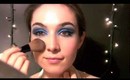 New Years Eve Makeup - Electric Blue