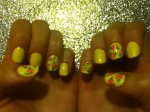 Floral Nails