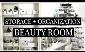 Beauty Room Storage + Organization | Kendra Atkins