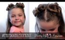 Toddler Hairstyles: Double Top Knot Buns | Pretty Hair is Fun