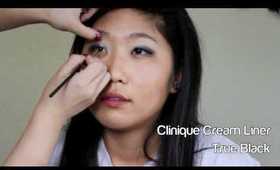 Monolid (Asian Eyes) NYE Glitter Makeup