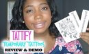 Trendy Temporary Tattoos Review & Demo - Tattify | Jessica Chanell