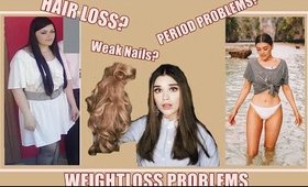 Weight Loss Problems. Hair Loss. Period Problems.