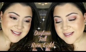 Daytime Fall Rose Gold Makeup | LORAC Holiday