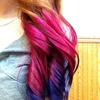 Pink to purple ombre 💖💜💕💜