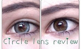 Grey & Brown Circle Lens review & COUPON CODE ft. PinkyParadise