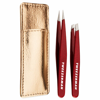 Tweezerman Vintage Rose Mini Tweezer Set with Case