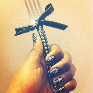 I painted my nails to match my spork =)