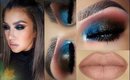 Ahumado CAFE ☕ Y AZUL 💧 / Brown & Blue smokey eye Makeup Tutorial | auroramakeup