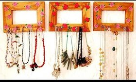 DIY Shabby Chic Necklace Holder