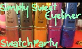 Swatch Party - Simply Sweet Metallic Liner