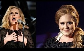 Adele's 2012 Grammy's Makeup & Hair Tutorial
