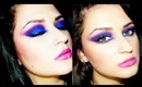 Royal Sugar + Poison Plum look! Maquiagem Azul e Roxa para o Carnaval!